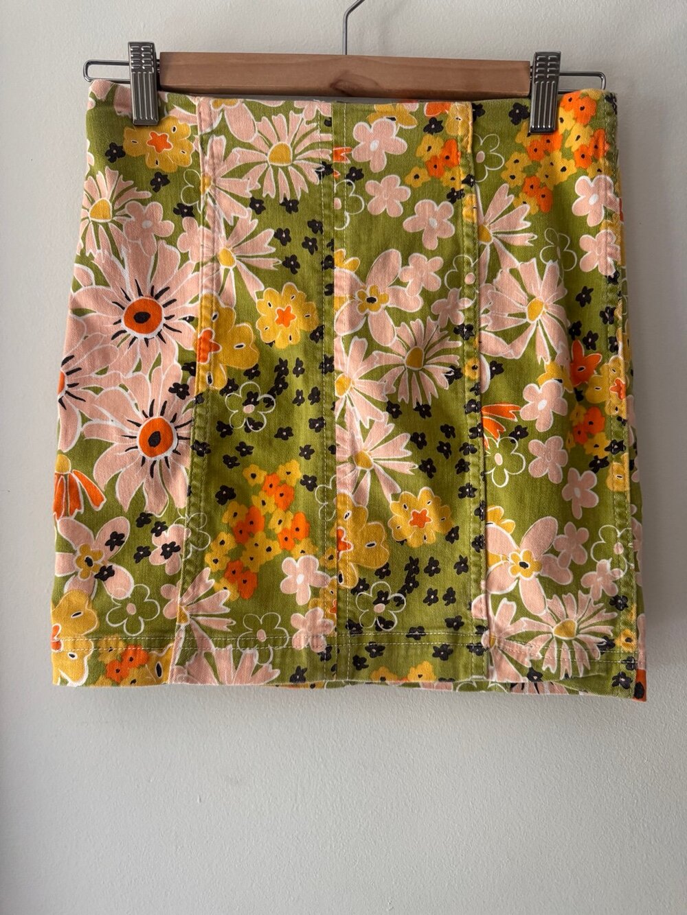 Free People floral mini skirt - Size 6